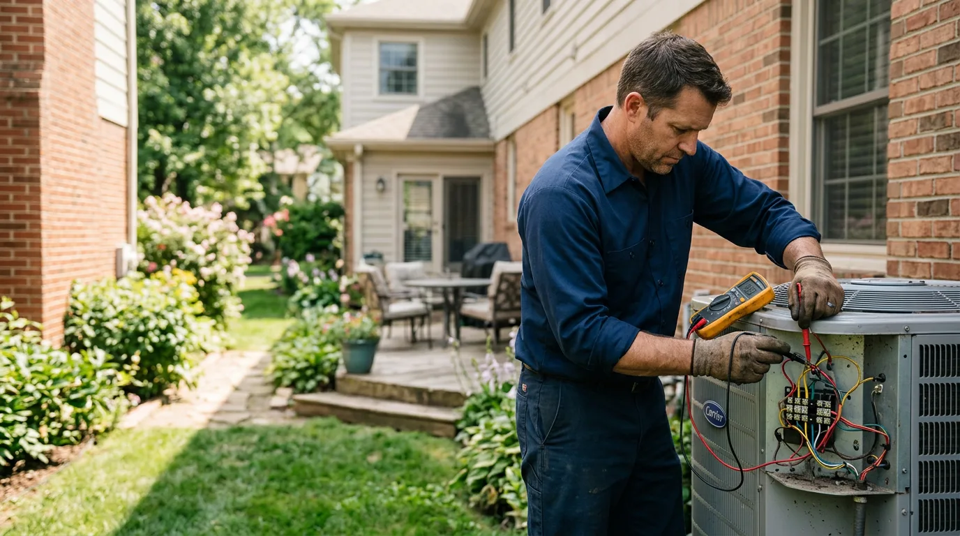 HVAC technician working near Molino, FL